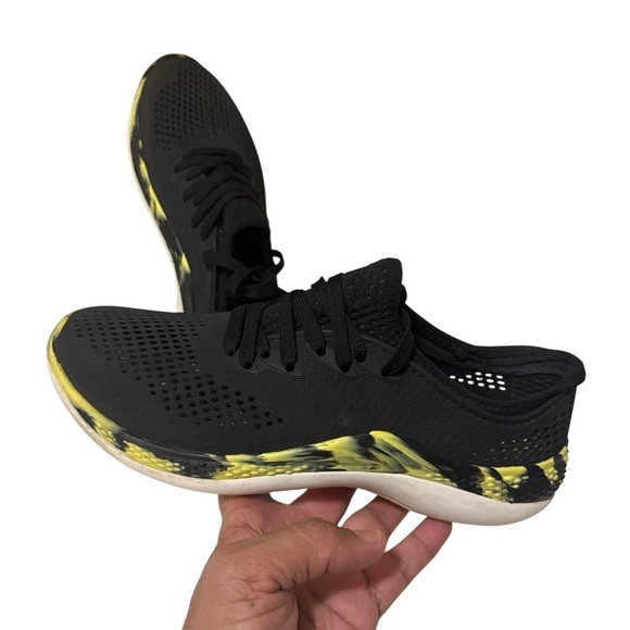 Crocs LiteRide 360 Pacer Sneakers Men\'s Black Citrus Lace-Up size Crocs size 7 main image 13